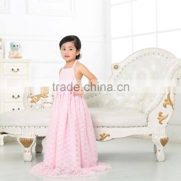 2016 Latest Designs Champagne Kid Tutu Dance Style Fancy High Quality Flower Baby Girls Party Night Dress Design photo-6