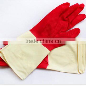 GZY 2015 Kitchen and Restaurant White Joint Red Tpr Gloves photo-3