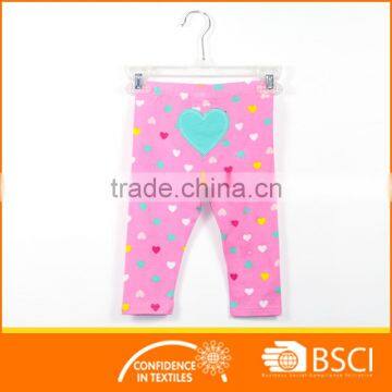 Spring Full Printed Heart Girl Legging, Nice Kid Jogging Pant photo-2