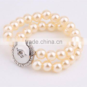 Free Sample Vintage Flower Design Bangle Two Parts Lobster Clasp Bangle Diy Snap Button Charm Bangle photo-6