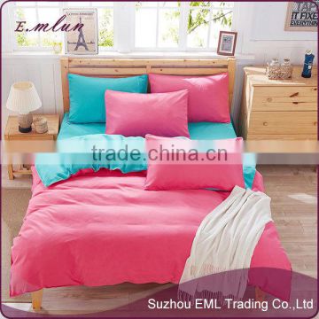 full comforter sheets 4pcs pure color and pure cotton bedclothes 4pcs bed linen EML-12-W10013