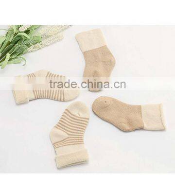 Wholesale Korean Style Organic Cotton Baby Socks High Quality Thick Warm Baby Winter Socks photo-2