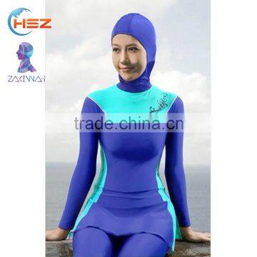 Zakiyyah '5585 Wholesale Swimwear for African Woman With Print Fabric Fashion Design Muslim Swimwear