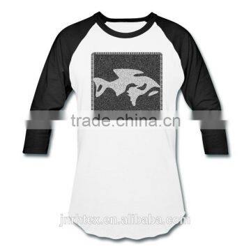 Fancy Custom Printing Cotton Raglan Sleeve T Shirt Made in China photo-2