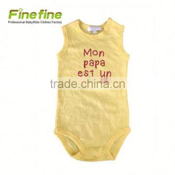 Plain Color Cotton Cheap Baby Romper Organic