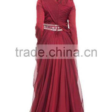 Abaya Latest Design Long Sleeve Muslim Ladies Dresses 2016 Abaya Dress Designer One Piece Party Dress