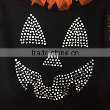 Kids Halloween Dress Girls Boutique Dress Girls Chiffon Ruffle Dress Sequin Pumpkin Dress Jack-o-lantern Dress Girls Party Dress photo-3