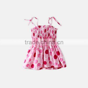 New 2017 fashion baby girl sleeveless summer princess casual dress