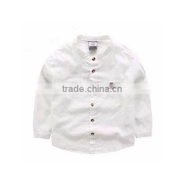 China Factory Sales Directly Simple Boy Blouse Cotton t Shirt for Children photo-3