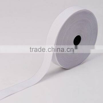 25mm White Flat Woven Elastic Band Manufacturer in China