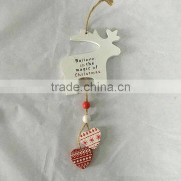 Cute Deer Christmas Decorations For Home Wood Art And Craft photo-3
