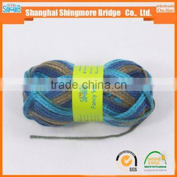 China Textile Knitting Yarn Wholesale Factory Price 100% Acrylic 1/0.8Nm Hollow Tape Yarn for Hand Knitting With Low Price photo-2