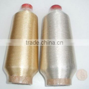 Silver and Gold Metallic embroidery thread