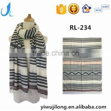 2017 EU Fashion Latest Scarf Designs Women Fringes Scarf Women Hijab