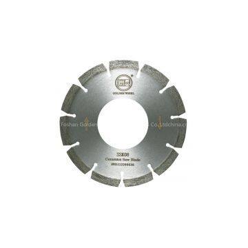 Segmented sintered saw blade 150