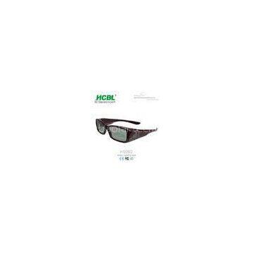 Circular Polarized 3D Theatre Glasses With Nose Pad For Home / 3d Movie Eyeglasses