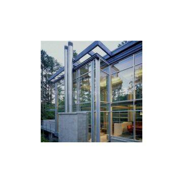 Aluminum Frame Clear Glass Curtain Wall