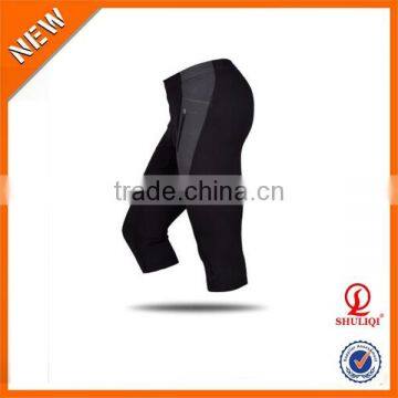 Two Tone Slim Fit Women Wholesale Compression Shorts/80% Cotton 20% Polyester Dry Fit Tight Gym Shorts photo-6