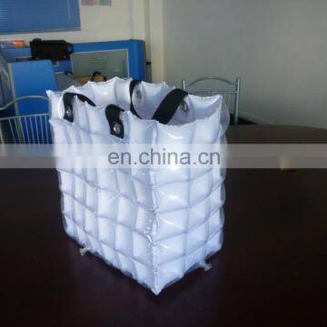 Inflatable bubble shopping bag and carry bag