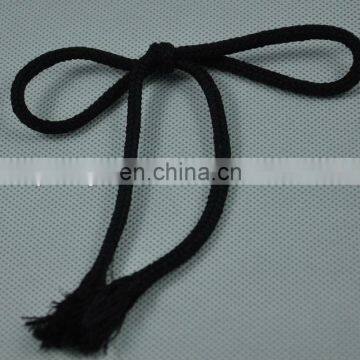 black cotton braided rope