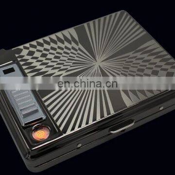 67220 Men Multi-functional USB Charging Lighter Cigarette Case photo-4