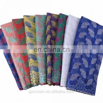 New arrival African embroidery lace fabrics lace fabric for dress s170303004