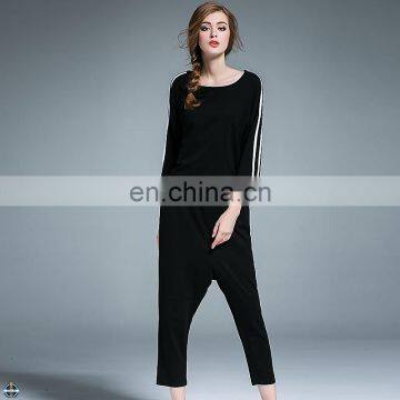 T-WTS008 New Arrival Casual Loose Pullover Tops Women Tracksuits