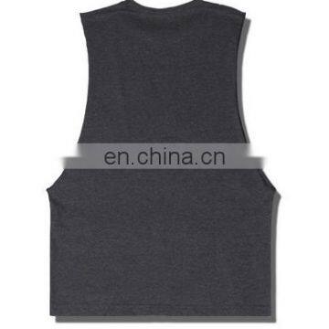 T-MV005 Fashion Printing Drop Armhole Fitness Singlet Men Tank Tops photo-5