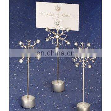 Sparkling Snowflake Placecard Holders