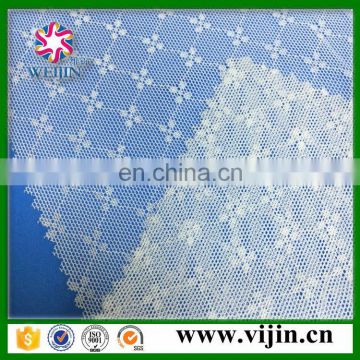 factory whosale high quality strech lace fabric mesh for child dresses