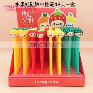 Mexico 2018 New Product Wholesale Office & School Stationery Item Promotion Cartoon Plastic Test Good Gel Ink Pen
