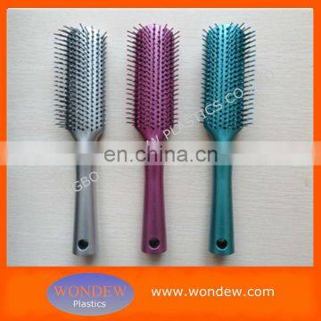 Detangle hair in brush for hair shampoo promotion