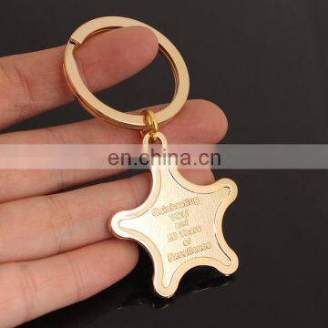 High Quality Star Metal Keychains Suppliers photo-6