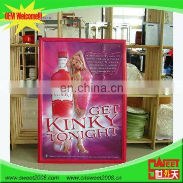 plastic advertising full color printing pop up poster