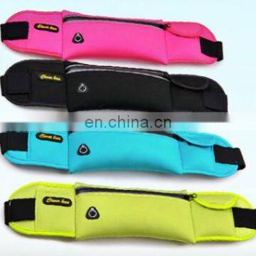 Custom Promotional Blue Polyester Nylon Sports Bag With Zipper for Extra Security for Running photo-2