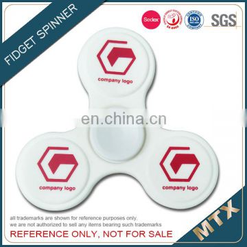 Custom logo Soft PVC fidget spinner