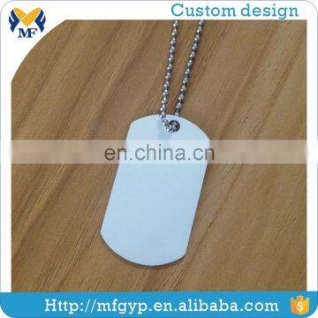 wholesale fashion custom high polish stainless steel dog tag