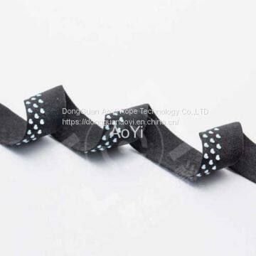 2cm polyester Embroidered elastic tape band for boot