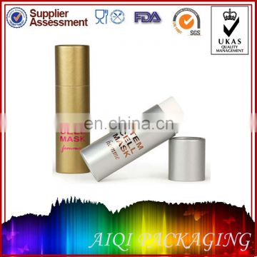 Custom Gold Paper Empty Lipstick Tube Packaging Design