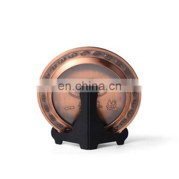 Custom Copper Round Commemorative Plate for Souvenir photo-3