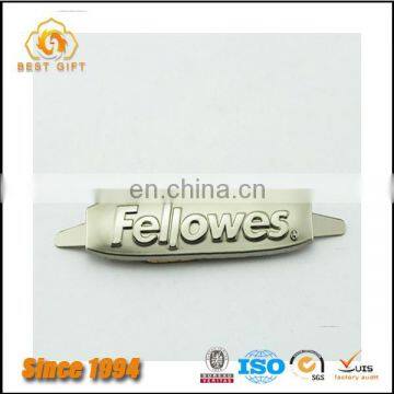 Guangdong Factory Wholesale Custom Cheap Hardware Bag Accessories Metal Logo Plate with Clutch