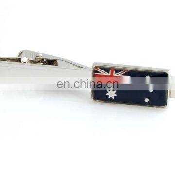 Different country flag patriotic metal tie pin