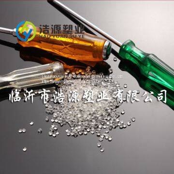 Shore A 98 PVC granules/Transparent PVC particles for screwdriver