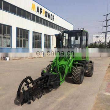 2015 4wd hydrostatic transmission front loader with 3 cylinders engine , mini wheel loader