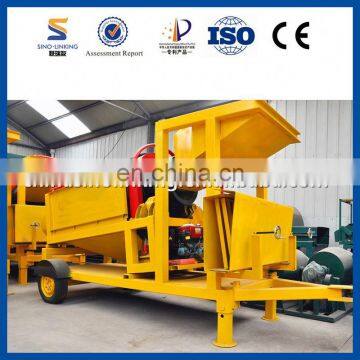 Top quality alluvial / placer gold washing plant with factory price