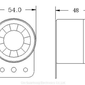 Hot Selling Car Alarm ABS Multi-voices Piezo Siren Buzzer photo-5