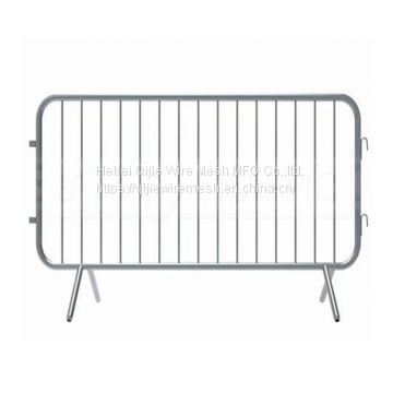 Galvanized Steel Road Fencing Crowd control barrier ,portable fence,traffic barrier temporary fence barricade