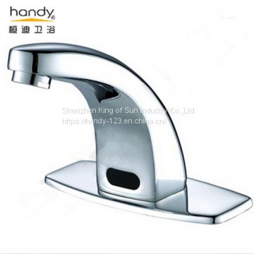 Chrome Single Cold Sensor Bathroom Basin Faucet