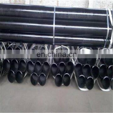 ERW welded black paint steel pipe for water used