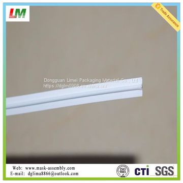 Fast delivery pe+galvanized steel double core plastic nose wire